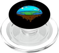 Flat Earth designs - Flat Earth Society PopSockets PopGrip for MagSafe