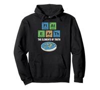 Flat Earth Elements of Truth for Conspiracy Theorist Pullover Hoodie