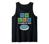 Flat Earth Elements of Truth for Conspiracy Theorist Tank Top