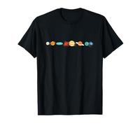 Flat Earth - Flat Earth - Solar System T-Shirt