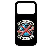 Flat Earth I Don't Believe In Spin Zones Case for iPhone 17 Pro