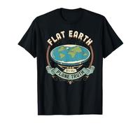 Flat Earth It's The Plane Truth for Conspiracy Theorist T-Shirt