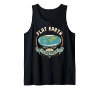 Flat Earth It's The Plane Truth for Conspiracy Theorist Tank Top