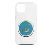 Flat Earth Model With Biblical Firmament Day Night Cycle Case for iPhone 13