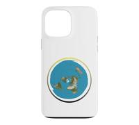 Flat Earth Model With Biblical Firmament Day Night Cycle Case for iPhone 13 Pro Max