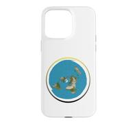 Flat Earth Model With Biblical Firmament Day Night Cycle Case for iPhone 15 Pro Max