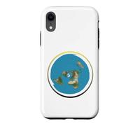 Flat Earth Model With Biblical Firmament Day Night Cycle Case for iPhone XR