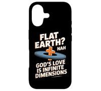 Flat Earth Nah Gods Love Is Infinite Dimensions Christian Case for iPhone 17