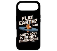 Flat Earth Nah Gods Love Is Infinite Dimensions Christian Case for iPhone Air