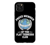 Flat Earth Satire Funny Conspiracy and Parody Science Jokes Case for iPhone 11 Pro Max