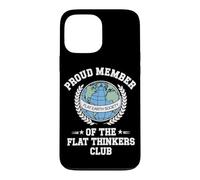 Flat Earth Satire Funny Conspiracy and Parody Science Jokes Case for iPhone 13 Pro Max