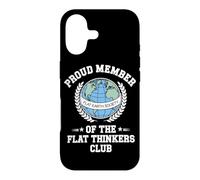 Flat Earth Satire Funny Conspiracy and Parody Science Jokes Case for iPhone 17