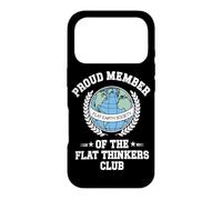 Flat Earth Satire Funny Conspiracy and Parody Science Jokes Case for iPhone 17 Pro