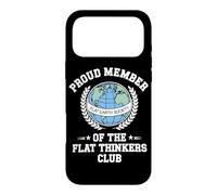 Flat Earth Satire Funny Conspiracy and Parody Science Jokes Case for iPhone 17 Pro Max