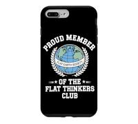 Flat Earth Satire Funny Conspiracy and Parody Science Jokes Case for iPhone 7 Plus/8 Plus