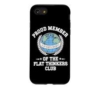 Flat Earth Satire Funny Conspiracy and Parody Science Jokes Case for iPhone SE (2020) / 7/8