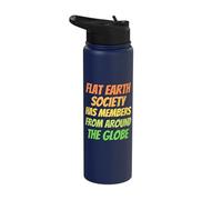 Flat Earth Society has Members from Around the Globe Stainless Steel Insulated Water Bottle