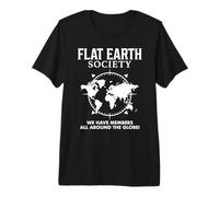 Flat Earth Society Premium T-Shirt