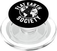 Flat Earth Society T apparel Conspiracy Theory Earther PopSockets PopGrip for MagSafe