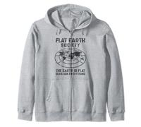 Flat Earth Society - The Earth is Flat Zip Hoodie