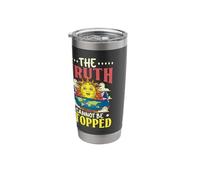Flat Earth Theory Flat Earth Army Flat Earth Society Stainless Steel Insulated Tumbler