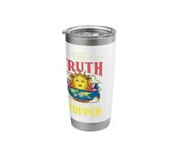 Flat Earth Theory Flat Earth Army Flat Earth Society Stainless Steel Insulated Tumbler