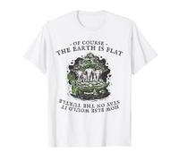 Flat Earth Turtle Elephants World Disc Society Men Woman T-Shirt
