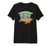 Flat Earth World Turtle T Shirt Turtle Men Women Gift Premium T-Shirt