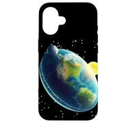 Flat Earths Globe World Case for iPhone 16