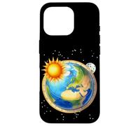 Flat Earths Globe World Case for iPhone 16 Pro