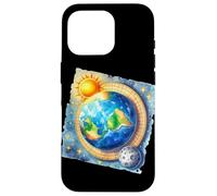 Flat Earths Globe World Case for iPhone 16 Pro
