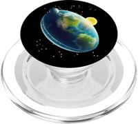 Flat Earths Globe World PopSockets PopGrip for MagSafe