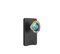 Flat Earths Globe World PopSockets PopWallet for MagSafe