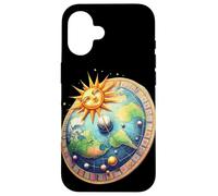 Flat EarthsGlobe World Case for iPhone 16