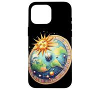 Flat EarthsGlobe World Case for iPhone 16 Pro Max