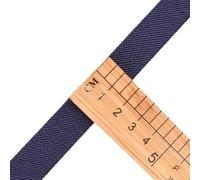 Flat Elastic Wide Bands 5/10M 15mm Nylon Elastic Band Rubber Tape Webbing DIY Underwear Pants Stretch Belt Spandex Bands Sewing Accessories(Dark Blue,10METERS_15MM)
