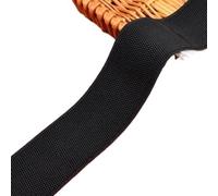 Flat Elastic Wide Bands 6cm Corn Grain Elastic Belt Elastic Loose Tight Belt Waist Belt Elastic Belt(Black)