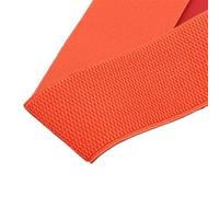 Flat Elastic Wide Bands 6cm Corn Grain Elastic Belt Elastic Loose Tight Belt Waist Belt Elastic Belt(Orange)