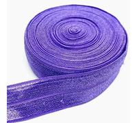 Flat Elastic Wide Bands, Sewing Elastic Flat Band, Spandex Elastic Band 15mm 20mm 25mm Width 2yards 5yards Length Multicolor(Purple 15mm,5yards)