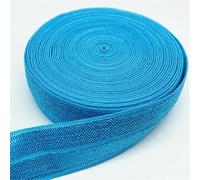 Flat Elastic Wide Bands, Sewing Elastic Flat Band, Spandex Elastic Band 15mm 20mm 25mm Width 2yards 5yards Length Multicolor(SkyBlue 20mm,5yards)