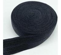 Flat Elastic Wide Bands, Sewing Elastic Flat Band, Spandex Elastic Band 15mm 20mm 25mm Width 2yards 5yards Length Multicolor(Black 20mm,2yards)