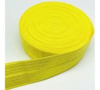 Flat Elastic Wide Bands, Sewing Elastic Flat Band, Spandex Elastic Band 15mm 20mm 25mm Width 2yards 5yards Length Multicolor(Yellow 25mm,2yards)