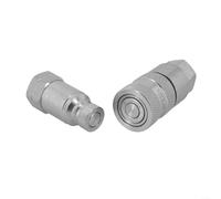 Flat Face Hydraulic Coupler for bsp No Spillage 1/4in Flat Face