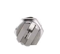 Flat Fan Nozzle 1pcs 1/4 BSPT Hvv Standard V Flat Fan Water Spray Nozzles High Impact High Pressure Stainless Steel(9505)