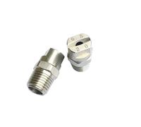 Flat Fan Nozzle 1pcs 3/8'' BSPT V-Shape Flat Fan Nozzle Water Spray Jet Nozzle high Pressure HVV Water Spray Nozzle for Cleaning Washing(3l8 4501)