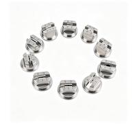 Flat Fan Spray Nozzle, Stainless Steel Tip for T16 T20 T30 Drone Sprayer, Carpet Cleaning Weed Killer, 10Pcs 65° Hole Diameter：1.4 mm(0.055in)