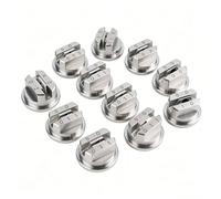 Flat Fan Spray Tip, 304 Stainless Steel Nozzle 0-110° Adjustable for Weed Killer, Carpet Cleaning, and T20/T30 Drone, 10Pcs 95° Hole Diameter：1.4 mm(0.055in)