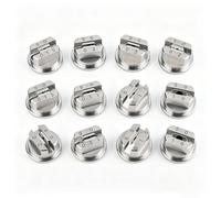 Flat Fan Spray Tip, 304 Stainless Steel Nozzle 80° for Garden Watering, Weed Control, and Drone Spraying System, 10Pcs 50° Hole Diameter：1.4 mm(0.055in)