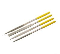Flat File Set of 4 with For Ultra Thin Construction for Controlled Material Removal in Precision Tasks (5x180mm)