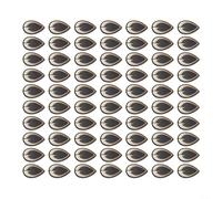 Flat Fishing Lure Eyes Tape in 2D Holographic Style Featuring Back for Easy Application on Various Lures (S)